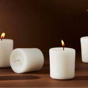 Anthropologie NWT Capri Blue Fir & Firewood Votive Set - Set of Six RARE